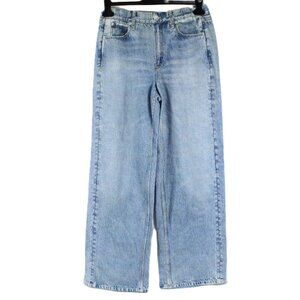 Rag & Bone Miramar Terry Wide Leg Jeans in Valentina
